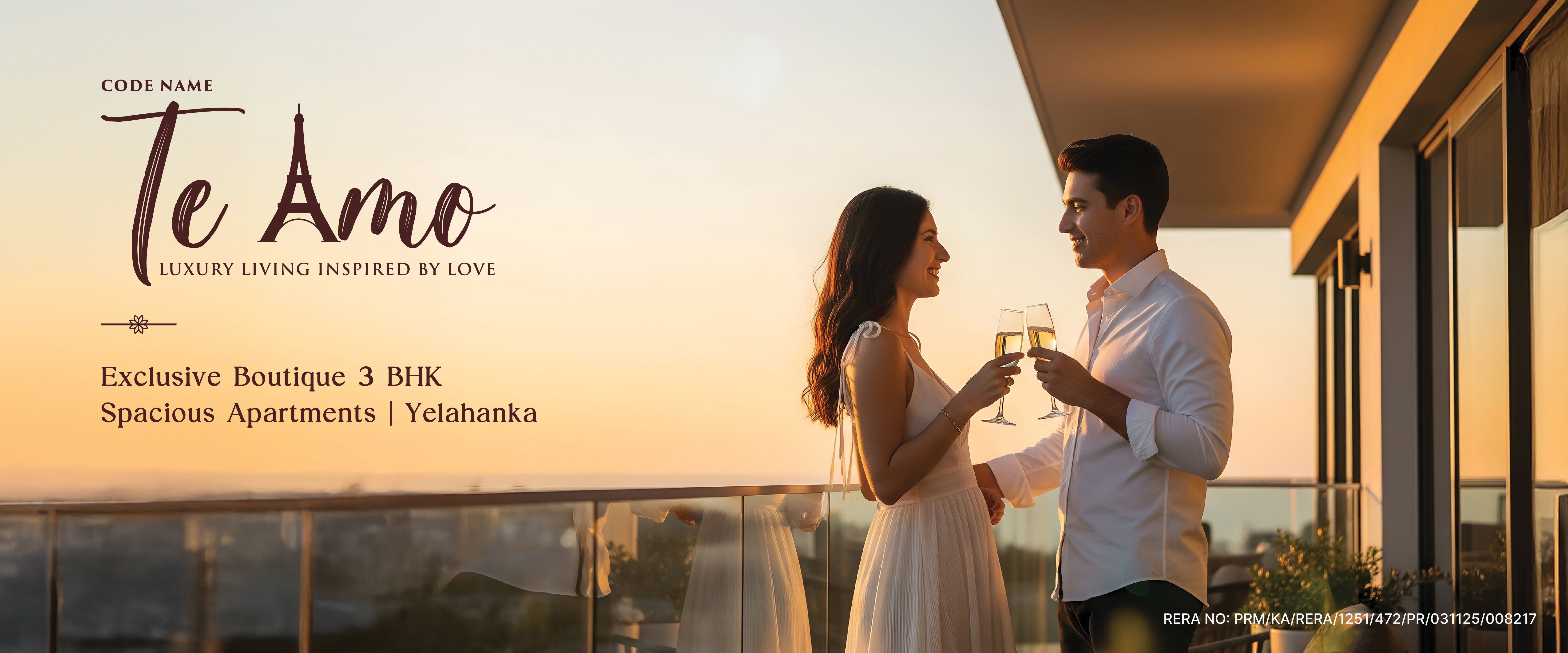 Codename Te Amo in Yelahanka, North Bengaluru offers boutique luxury 3 & 3.5 BHK